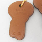 Hermès H Curiosité · Leather Drop Earrings