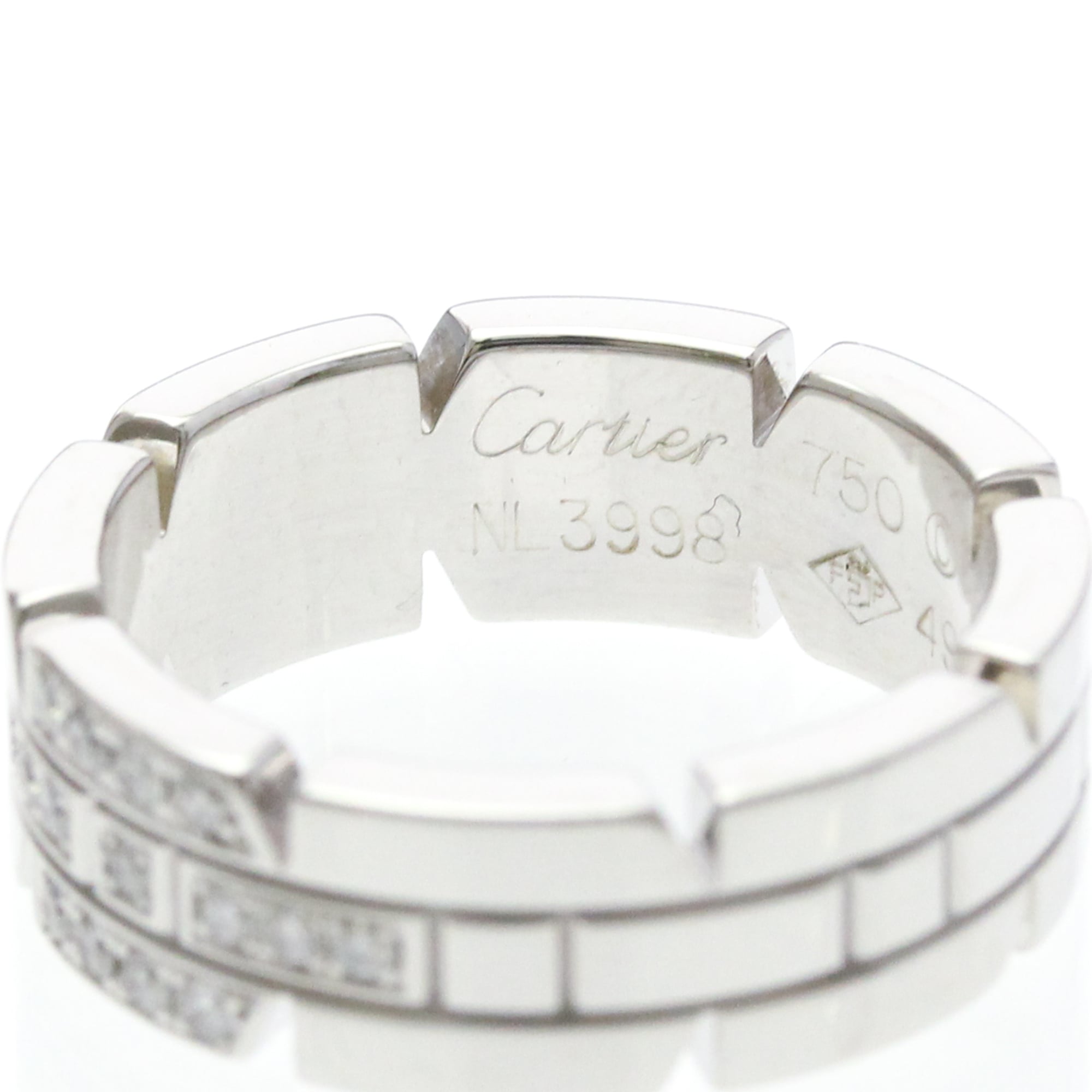 Cartier Tank Française · Diamond · White Gold