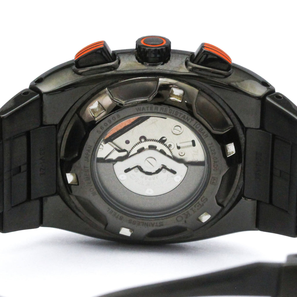 Seiko Sportura · Steel · Kinetic Chronograph