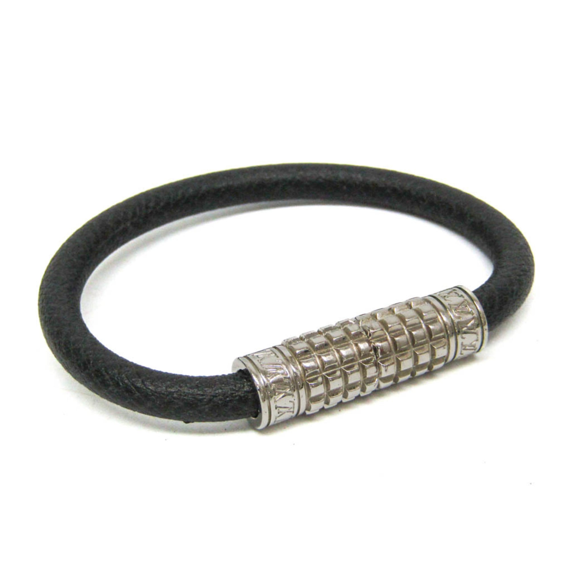 Louis Vuitton Taiga Digit · Leather Bangle