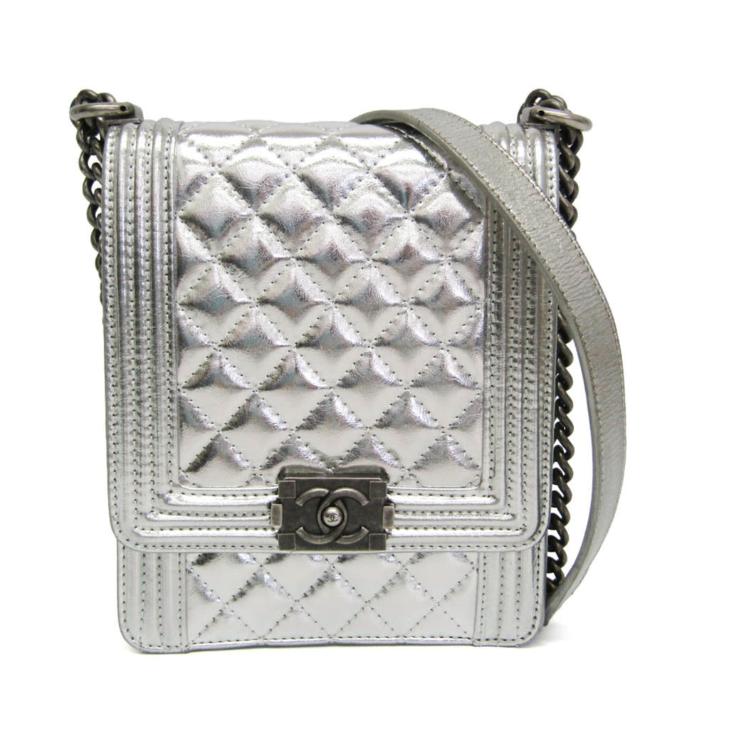 Chanel Boy · Metallic Calfskin