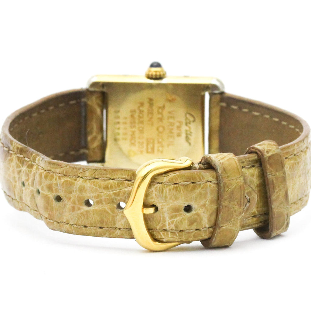 Cartier Must Tank · Vermeil · Quartz