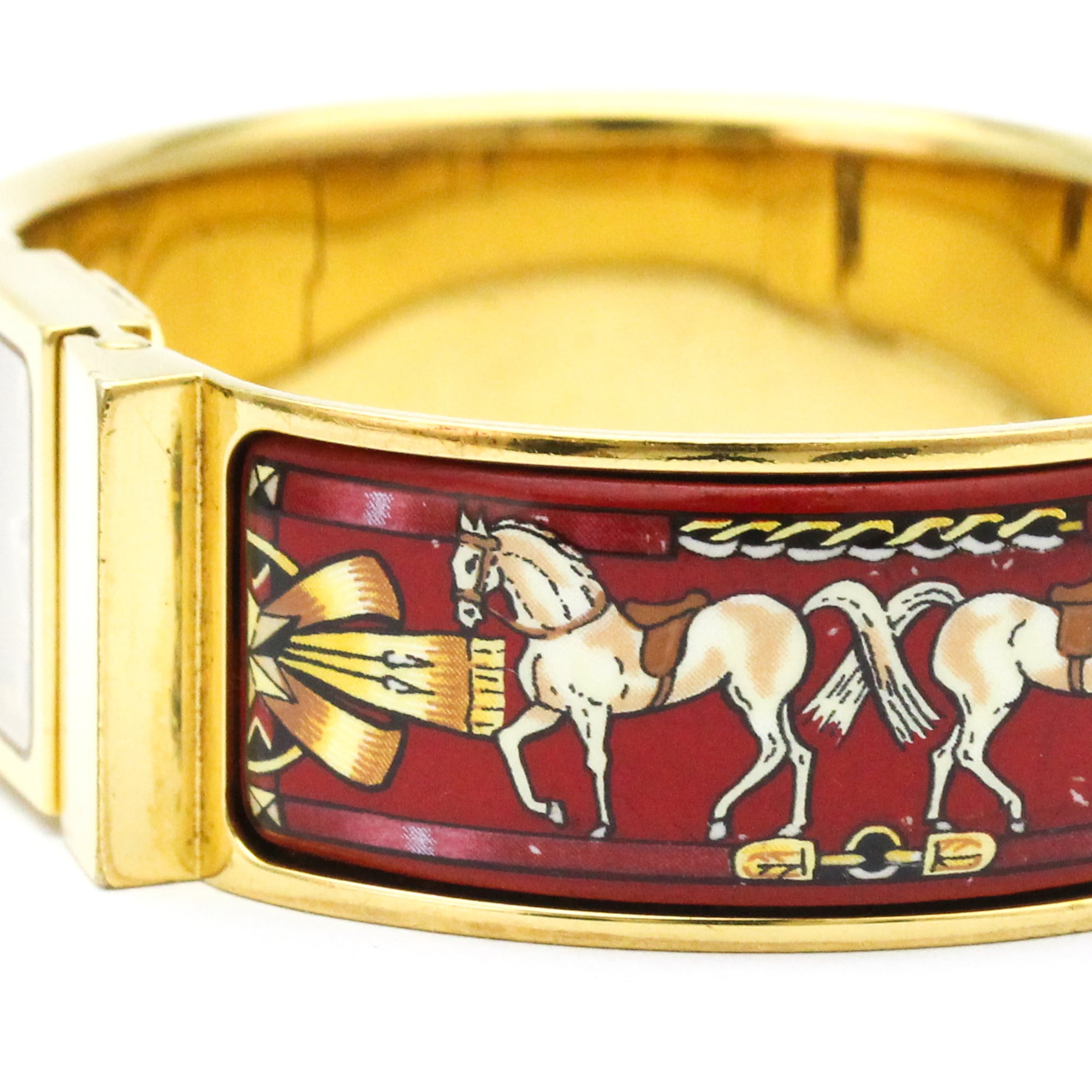 Hermès Loque · Gold Plated · Quartz