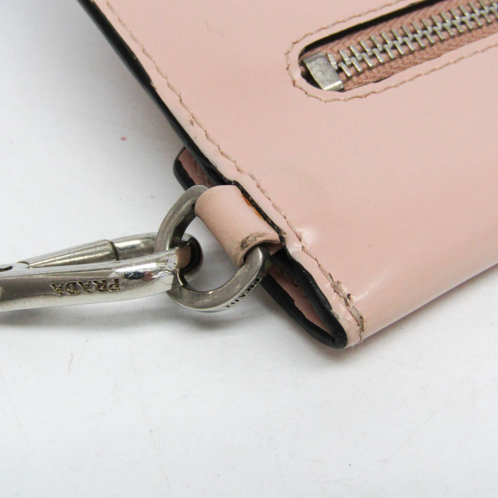 Prada Envelope Chain · Leather Clutch
