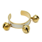 Hermès Bell · Leather & Metal Bangle