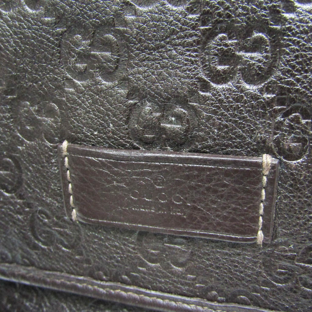 Gucci Guccissima · Leather Messenger