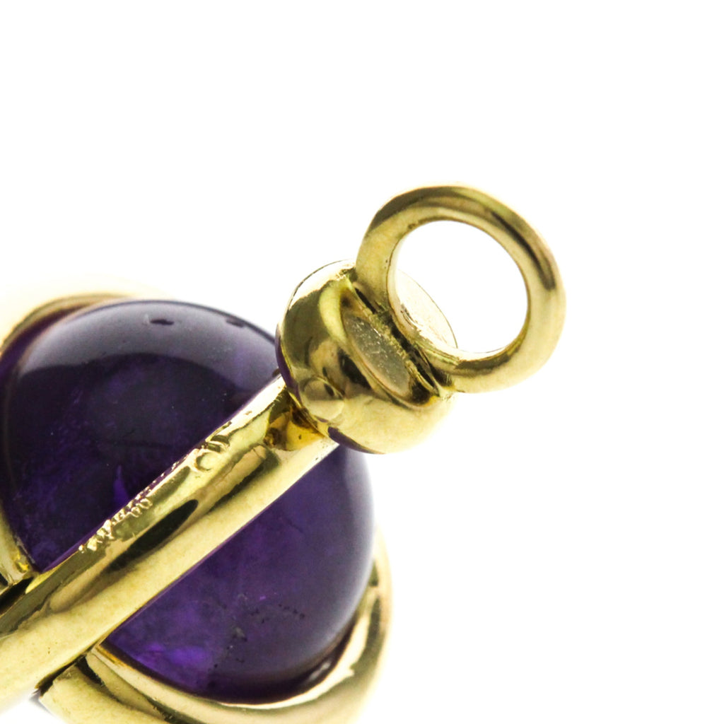 Pomellato Amethyst Charm · 18K Yellow Gold