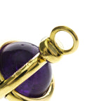 Pomellato Amethyst Charm · 18K Yellow Gold
