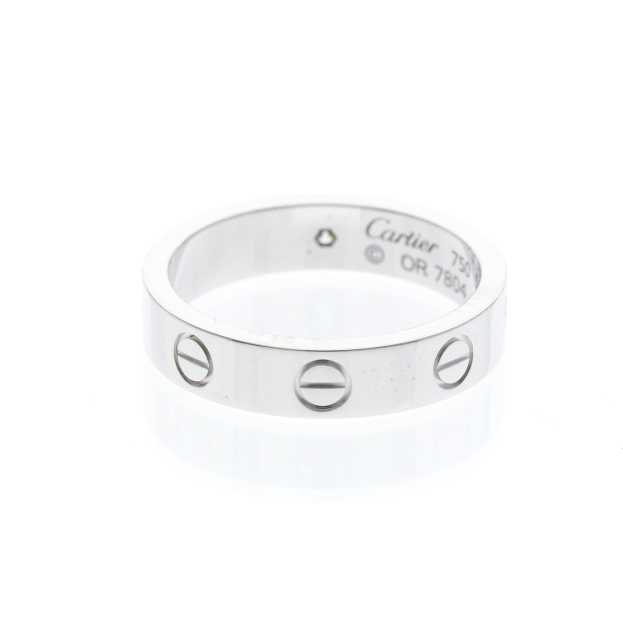 Cartier Mini Love · 18K White Gold · Diamond
