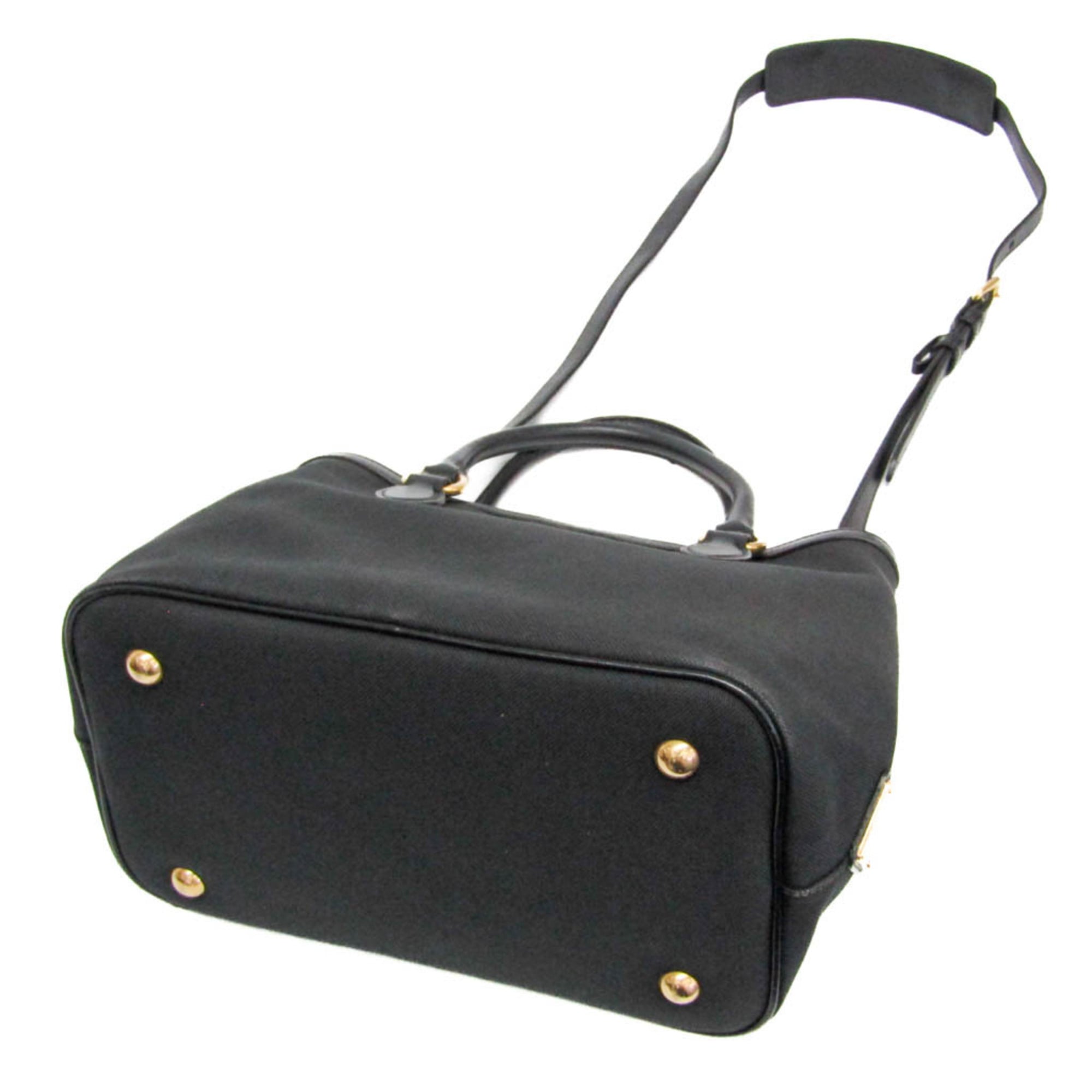 Prada Logo Jacquard · Leather