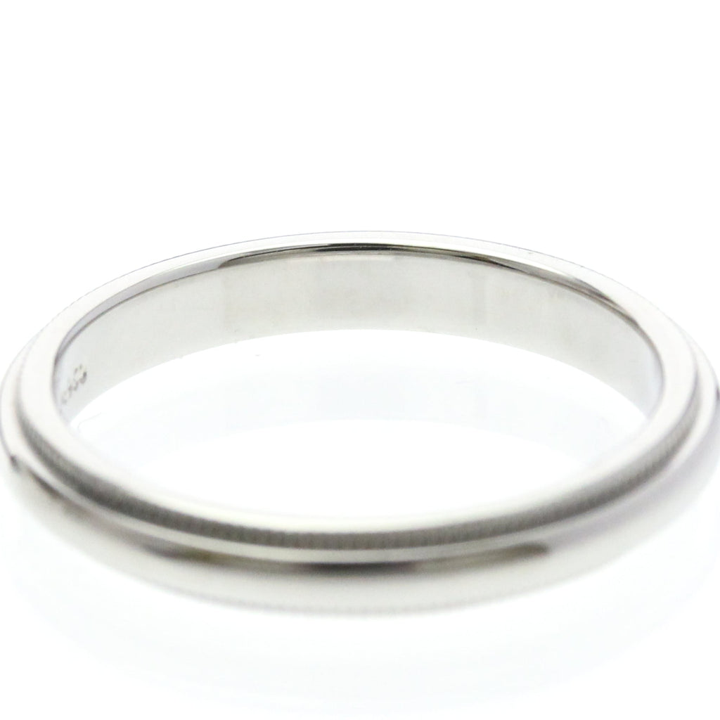 Tiffany Milgrain Band Ring · Platinum