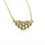 AHKAH Heart Pavé · 18K Yellow Gold · Diamond