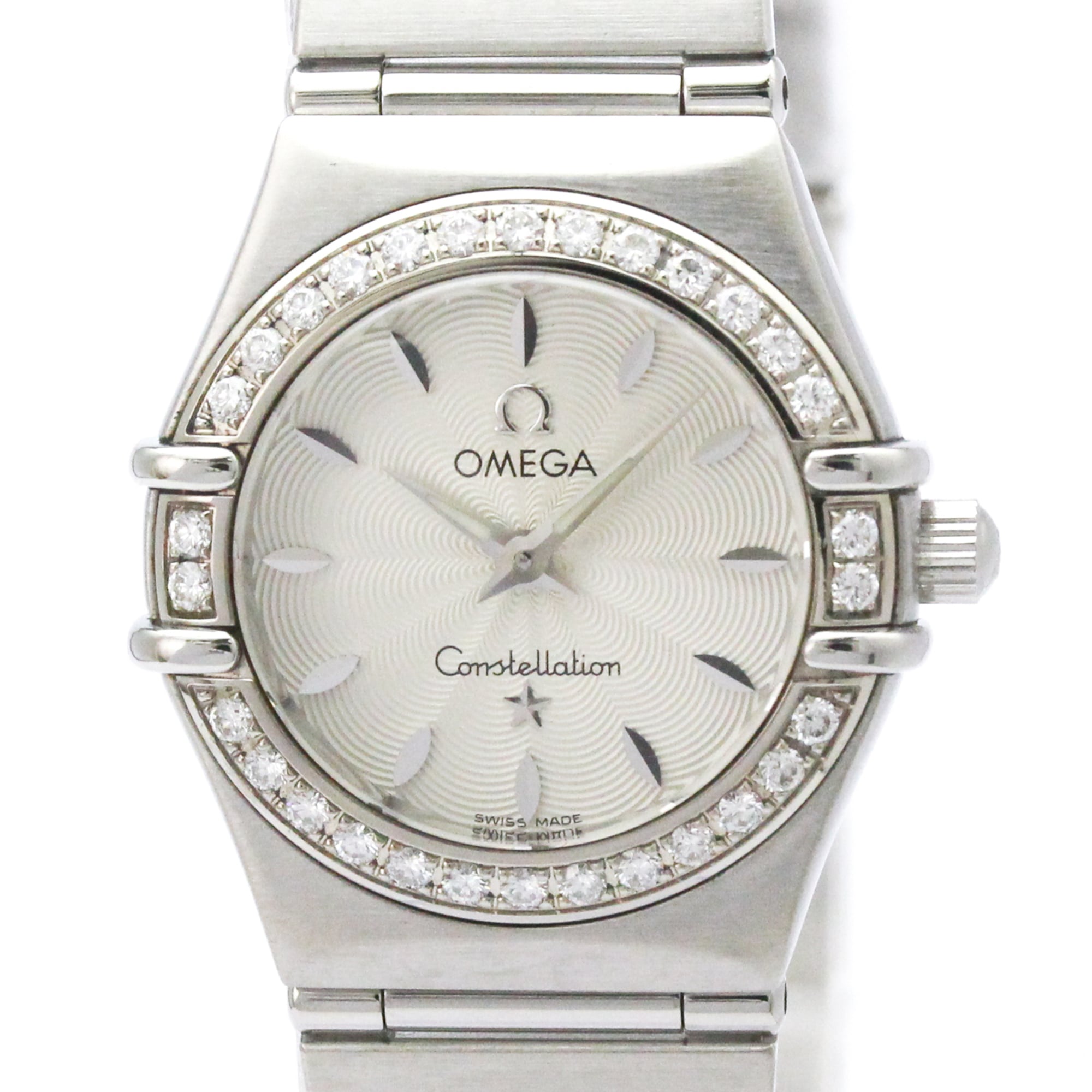 Omega Constellation · Diamond MOP · Steel