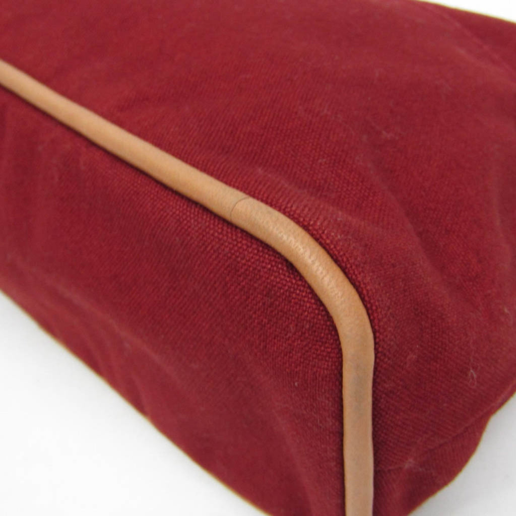 Hermès Bolide MM · Canvas & Leather Pouch