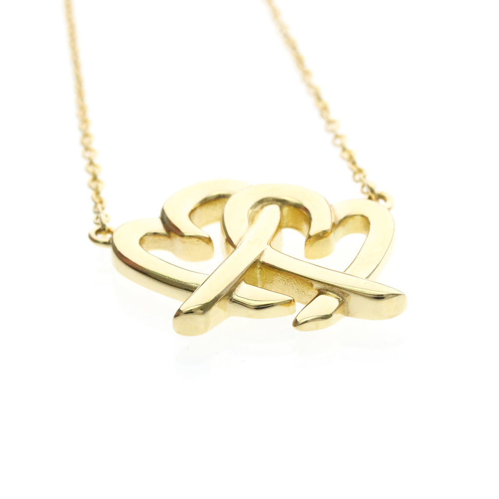 Tiffany Double Loving Heart · 18K Yellow Gold