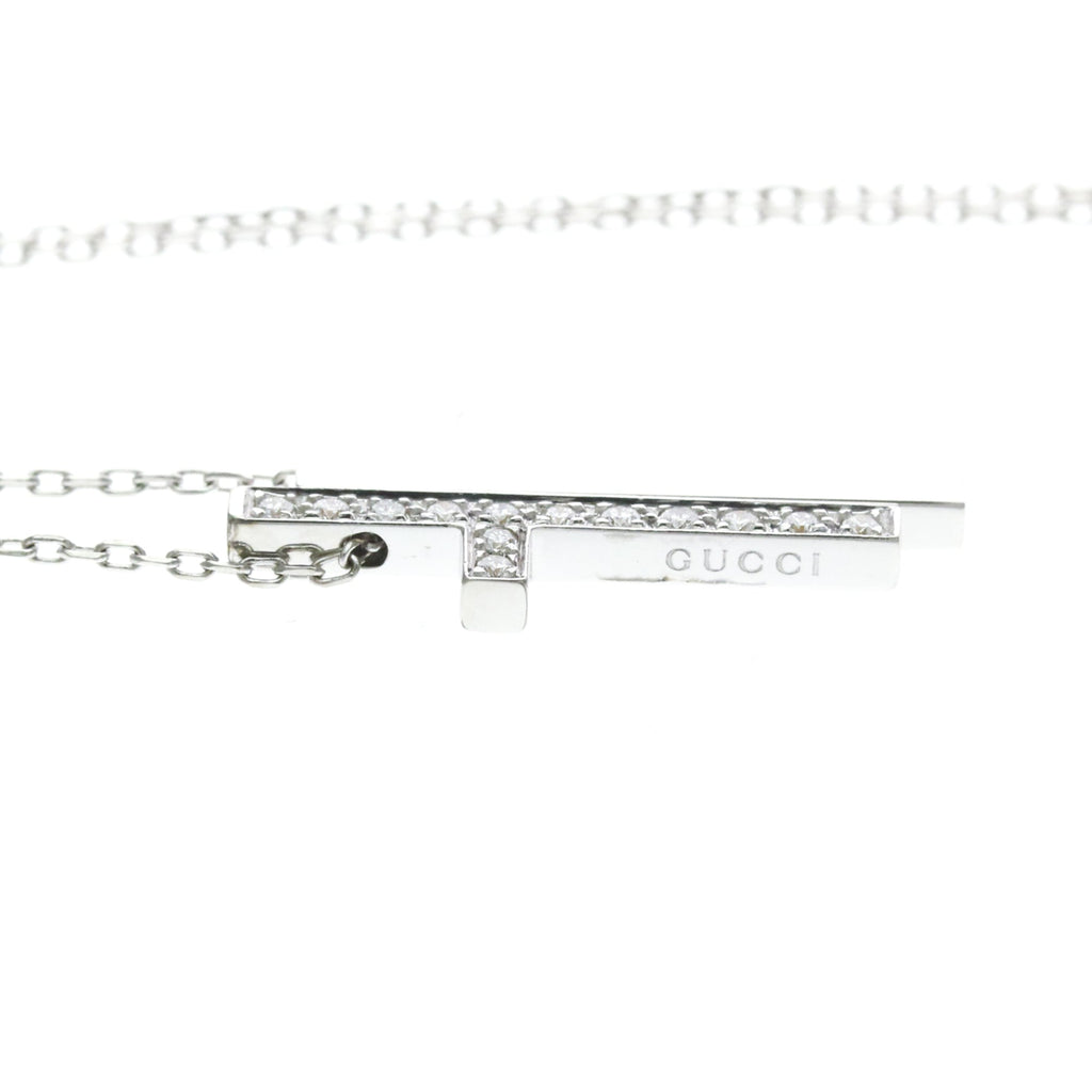 Gucci Diamond Necklace · 18K White Gold