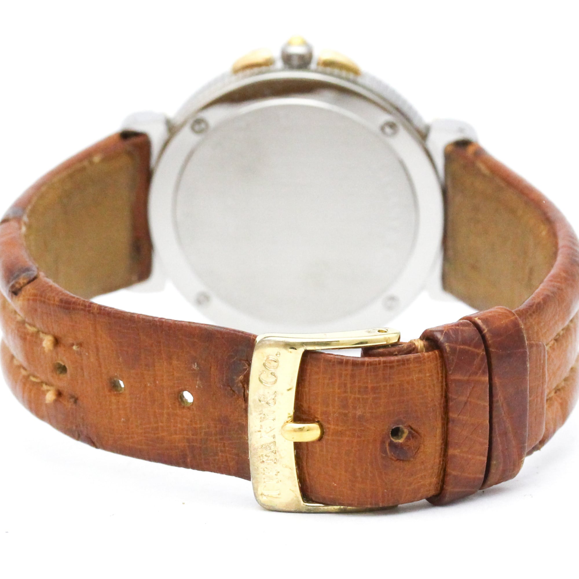 Tiffany Intaglio · 18K Gold & Steel · Quartz