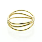 Tiffany Wave 3-Row · 18K Yellow Gold