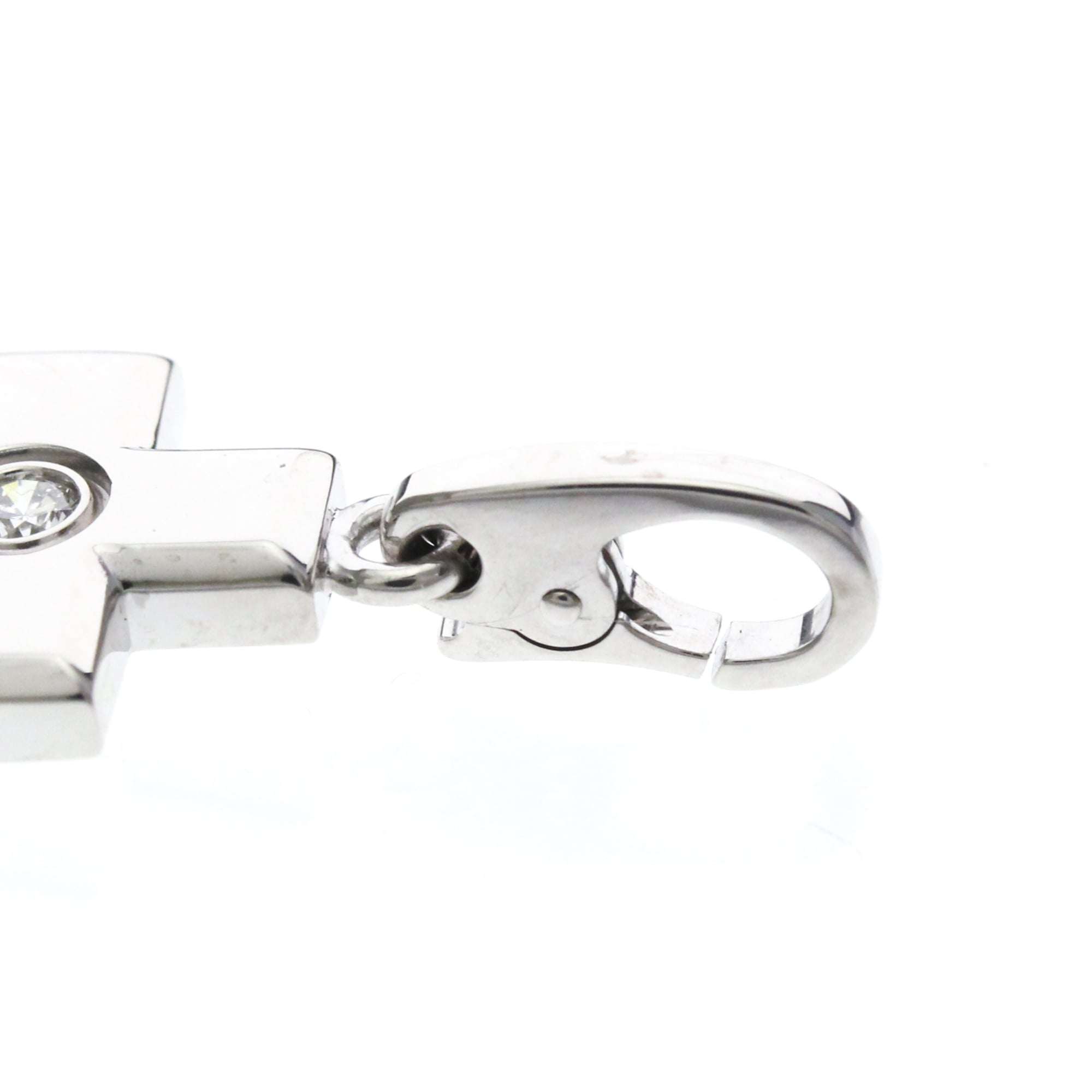 Cartier Cross · 18K White Gold · Diamond