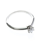 Tiffany Solitaire · Platinum · 0.22ct Diamond