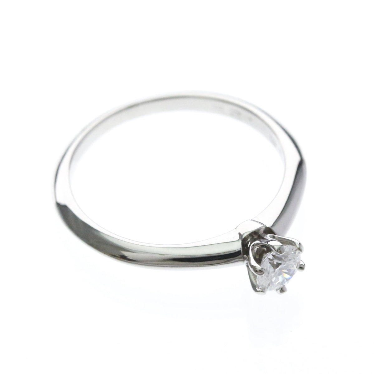 Tiffany Solitaire · Platinum · 0.22ct Diamond