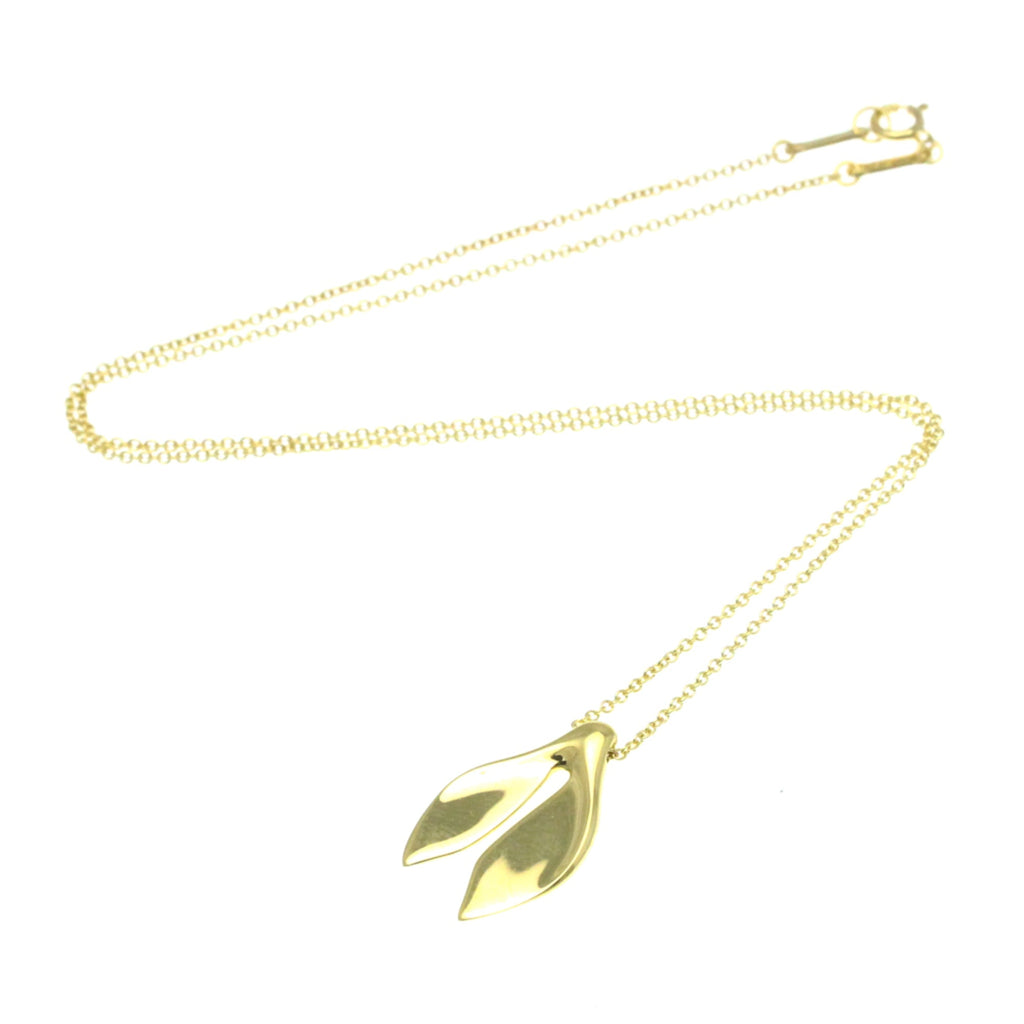 Tiffany Leaf Fin · 18K Yellow Gold