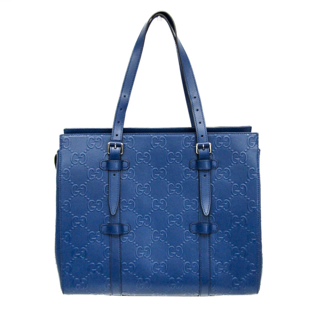 Gucci GG Embossed Tote · Leather