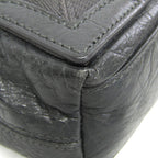 Balenciaga Navy Cabas XS · Leather