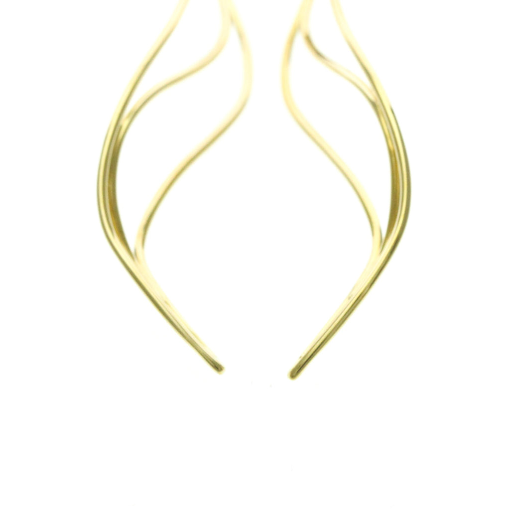 Tiffany Wave · 18K Yellow Gold · Earrings