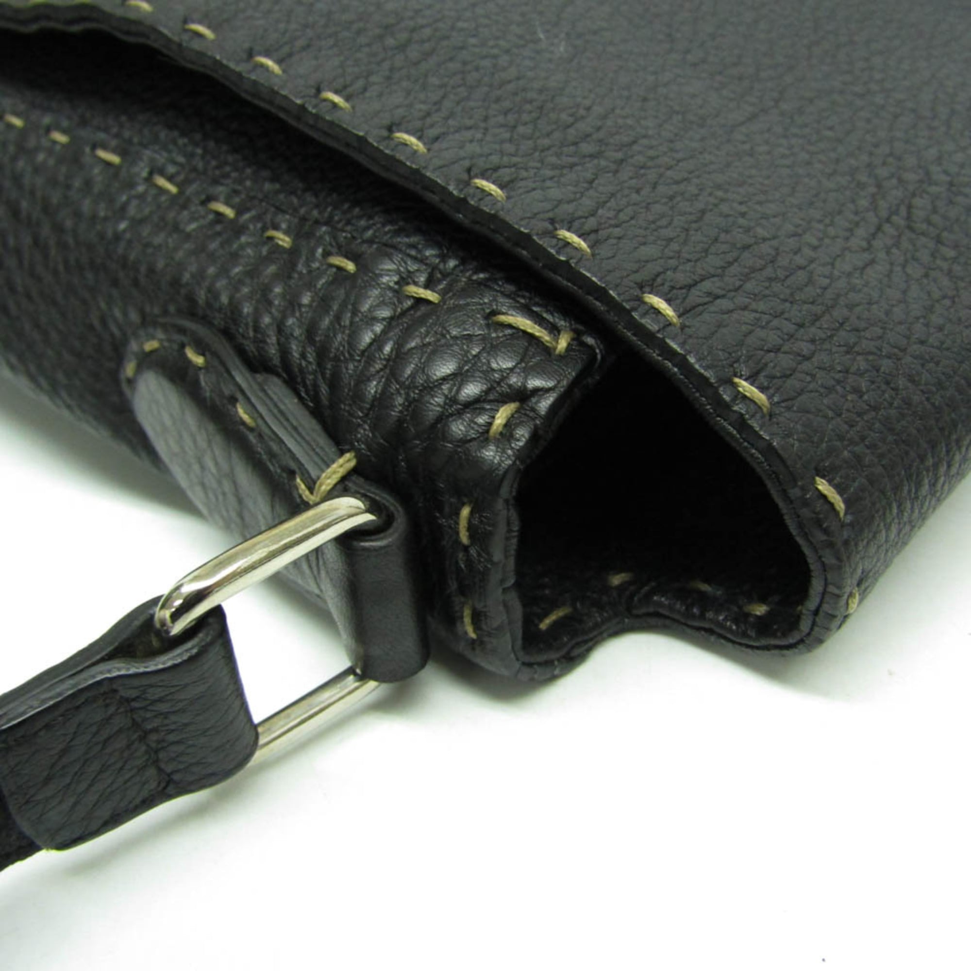 Fendi Selleria · Leather Messenger