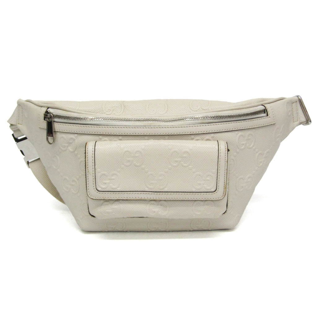 Gucci GG Embossed · Leather Belt Bag