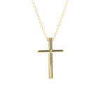 Tiffany Cross · 18K Yellow Gold · Diamond