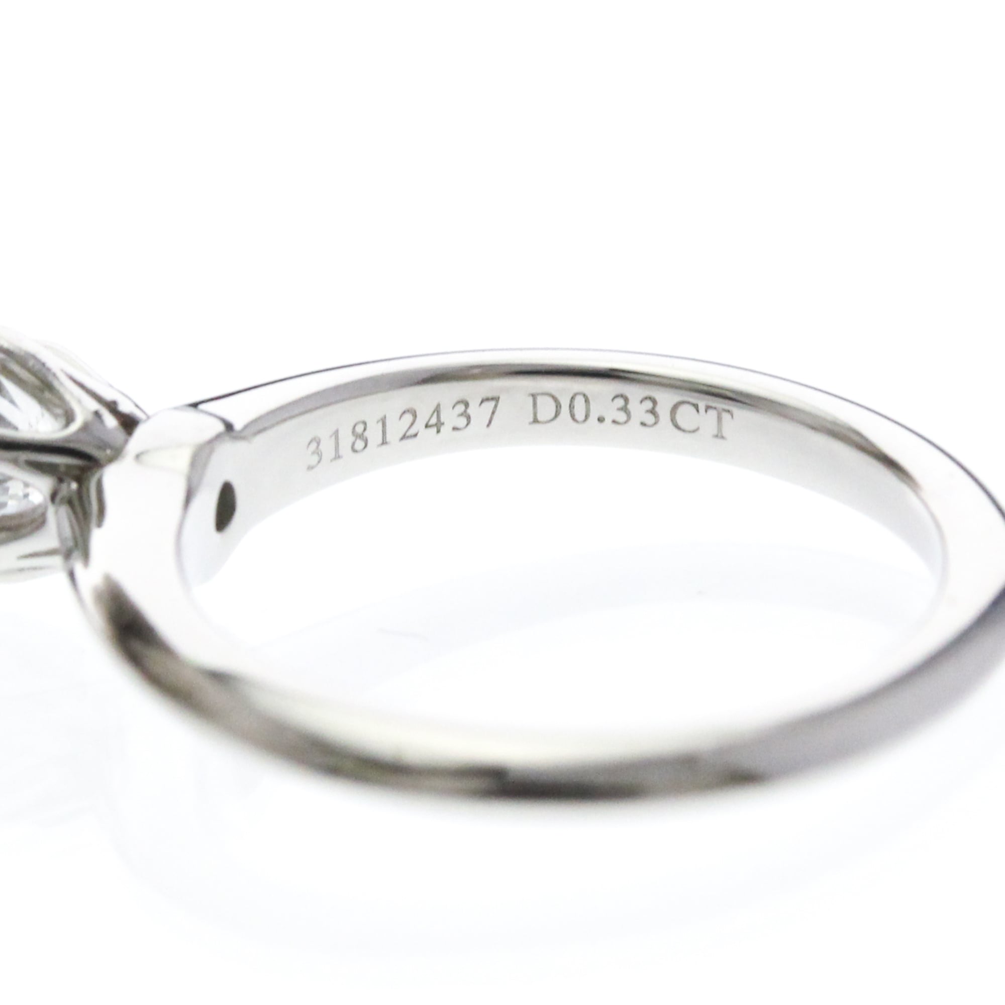 Tiffany Solitaire Diamond · 0.33ct · Platinum