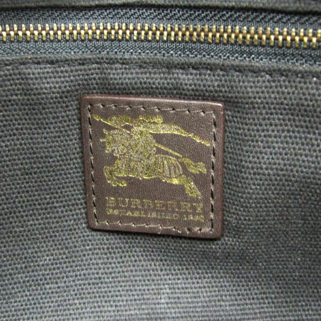 Burberry Novacheck · Coated Canvas Clutch