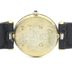 Cartier Must Vendome · Gold Plated · Quartz