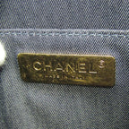 Chanel Coco Mark · Round Chain · Leather