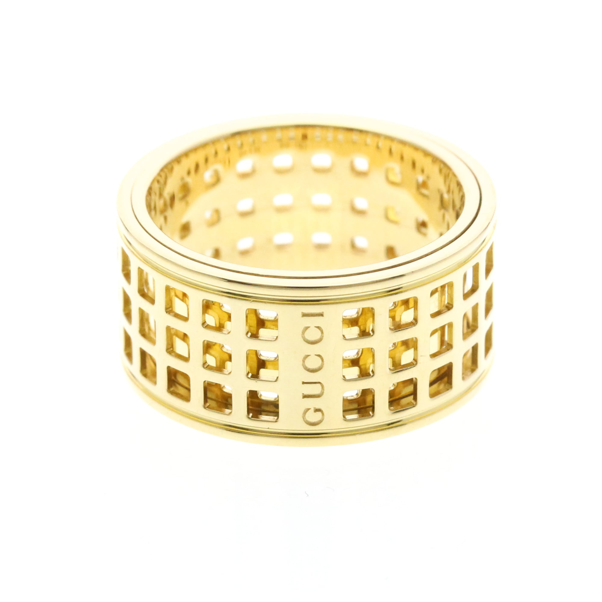Gucci Scroll Wide · 18K Yellow Gold