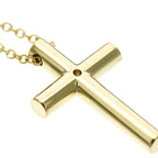 Tiffany Cross · 18K Yellow Gold · Diamond