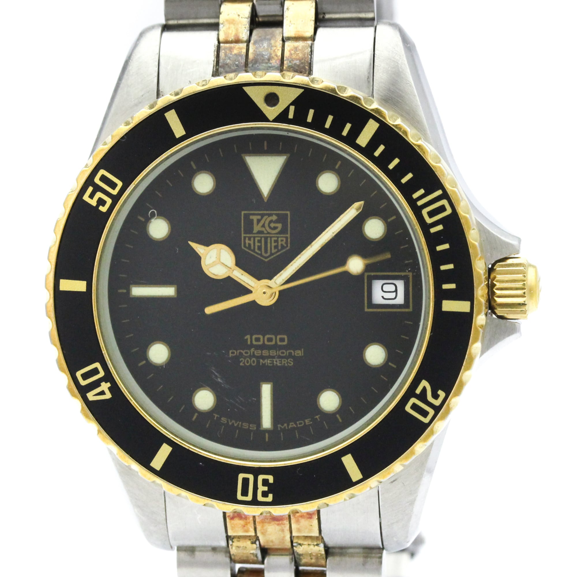 Tag Heuer Professional · Gold Plated Steel