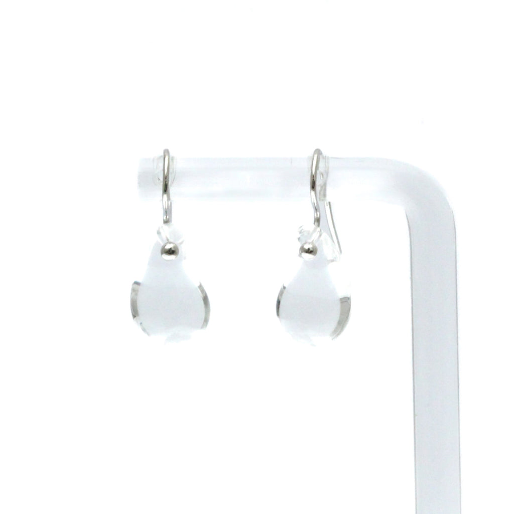 Tiffany Teardrop · Crystal · 18K White Gold