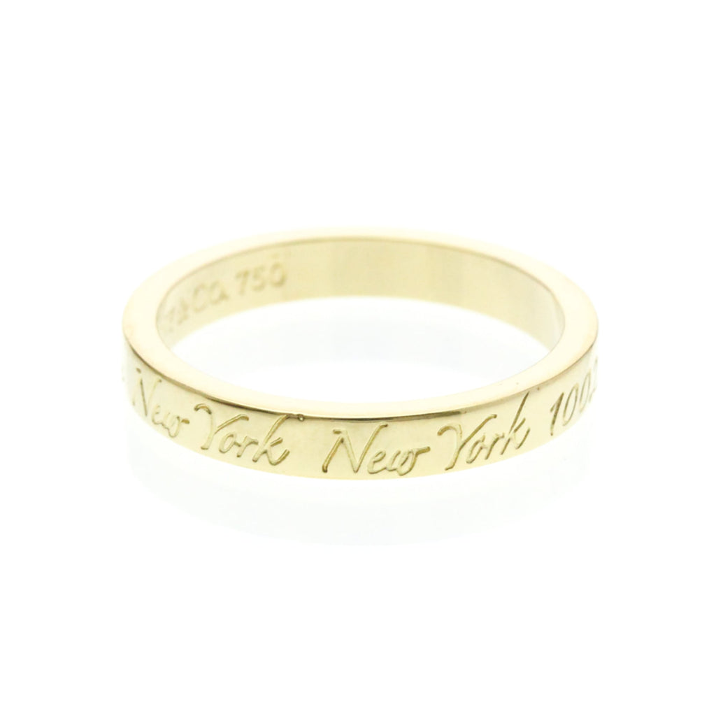 Tiffany Notes Band · 18K Yellow Gold