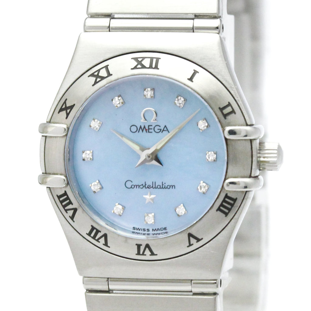 Omega Constellation · Diamond MOP · Quartz