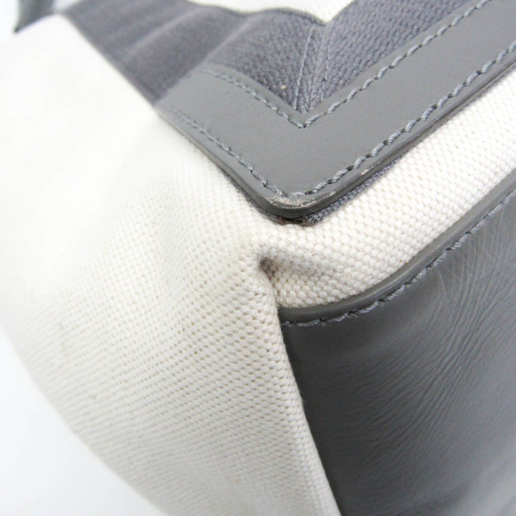 Balenciaga Navy Cabas · Canvas & Leather