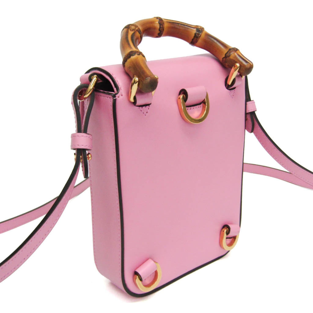 Gucci Bamboo · Leather Backpack