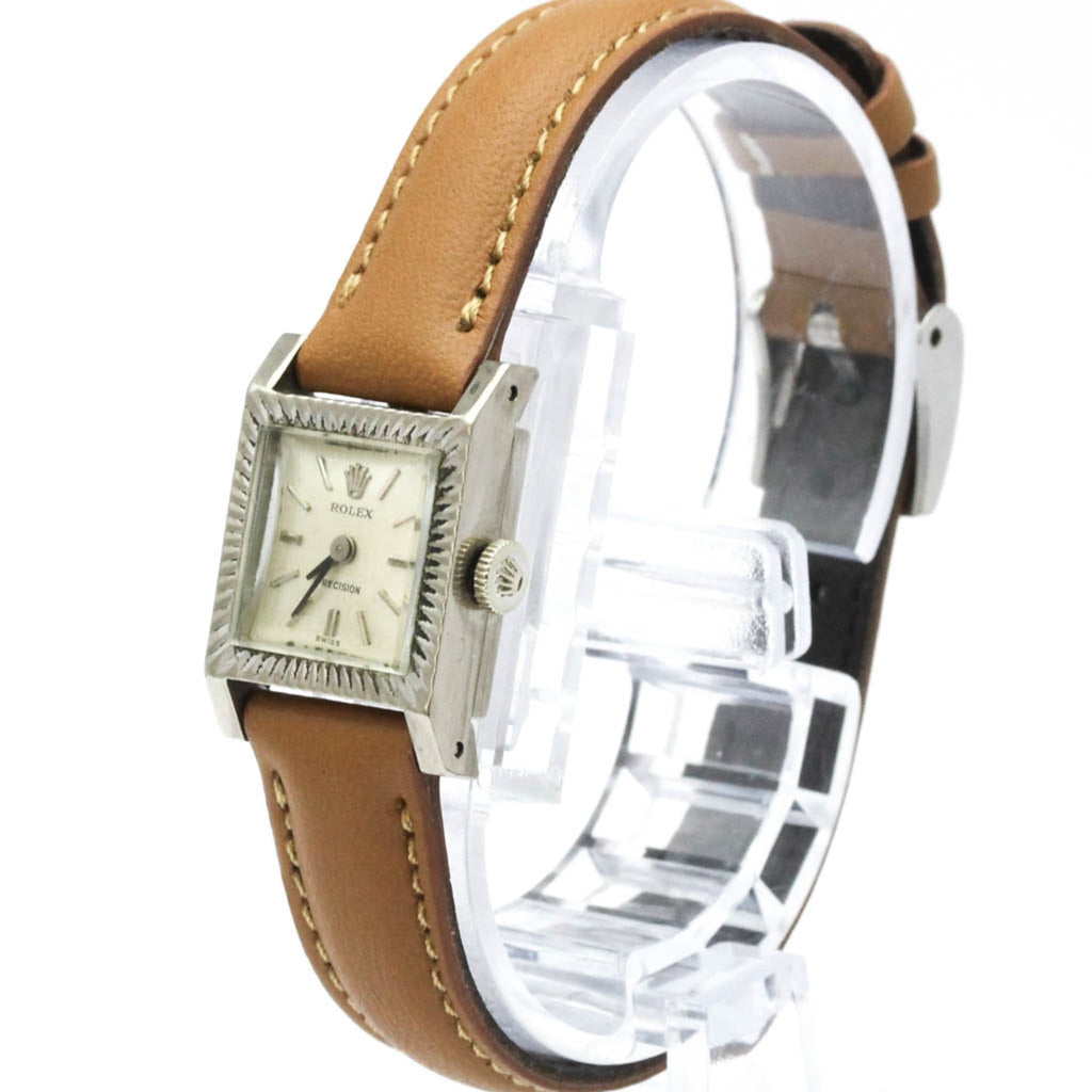 Rolex Precision · 18K White Gold · Vintage