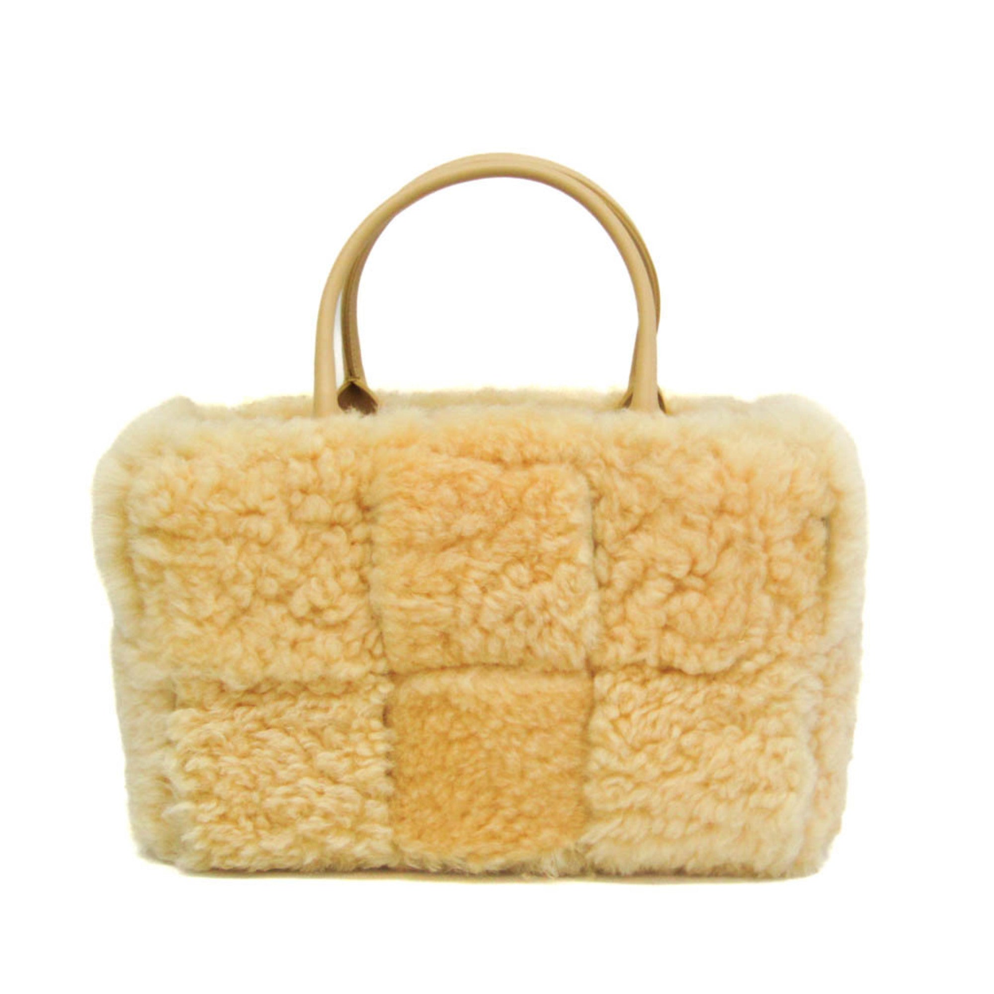 Bottega Veneta Intrecciato Arco · Fur Tote