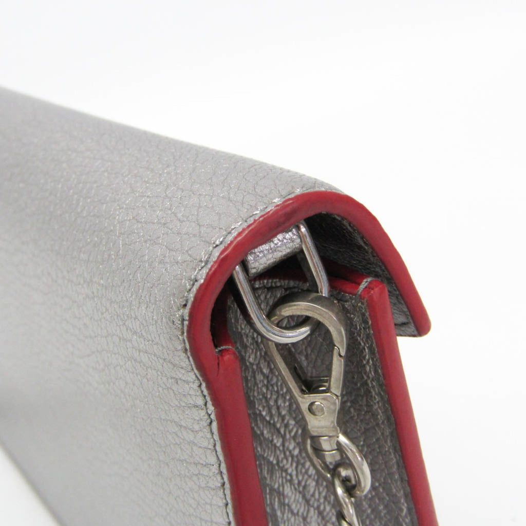 Miu Miu Madras Love · Leather Clutch