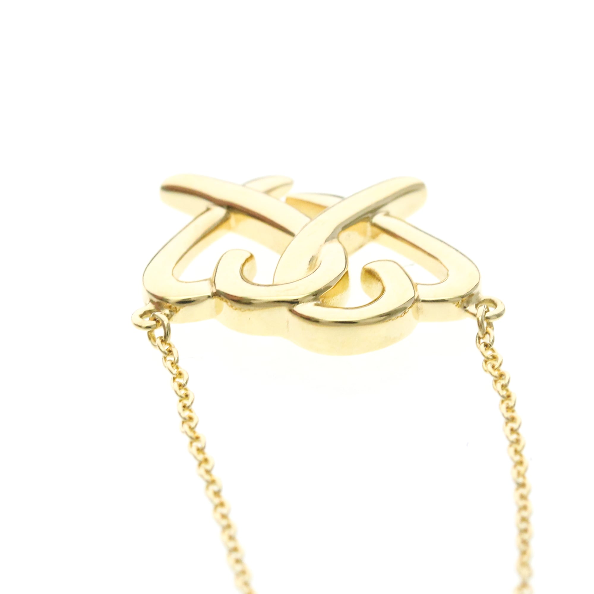 Tiffany Double Loving Heart · 18K Yellow Gold