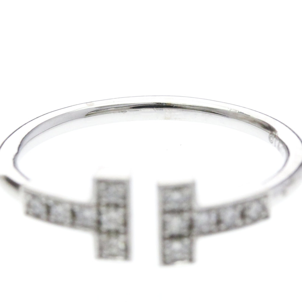 Tiffany T Wire · 18K White Gold · Diamond