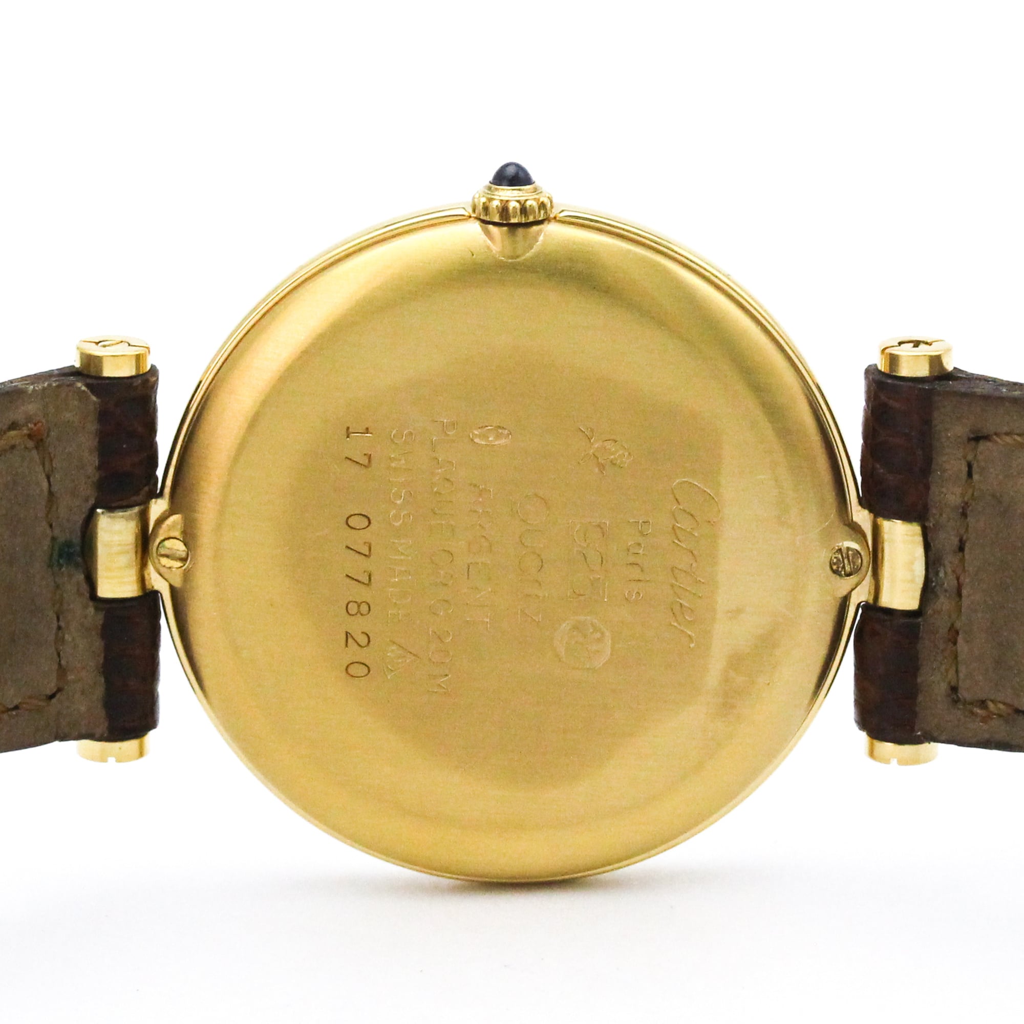 Cartier Must Vendome · Gold Plated · Quartz